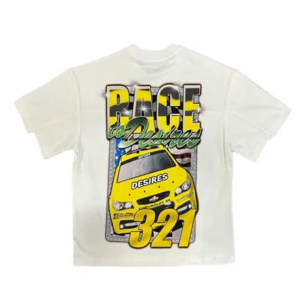 White Bottega Desires Race T-Shirt Back