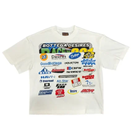 White Bottega Desires Race T-Shirt